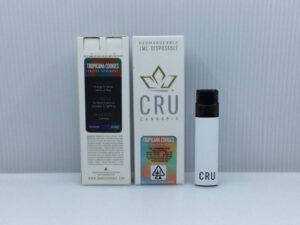 CRU Tropicana Cookies integrated vaporizer and package