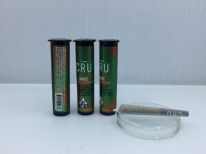 CRU Tangie pre-roll and package